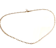 Load image into Gallery viewer, Paperclip Chain necklace and Bracelet
