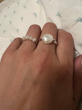 Load image into Gallery viewer, Four Pearl ring 14K gold filled Ring (or sterling silver ring)