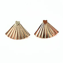 Load image into Gallery viewer, Secret Fan Ear Jacket stud earrings