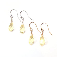 Load image into Gallery viewer, Swarovski Crystal droplet earrings
