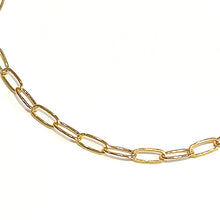 Load image into Gallery viewer, Paperclip Chain necklace and Bracelet