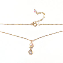 Load image into Gallery viewer, The Princess Rhinestone drop necklace