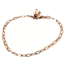 Load image into Gallery viewer, Paperclip Chain necklace and Bracelet