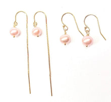 Load image into Gallery viewer, Single Pearl earrings