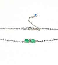 Load image into Gallery viewer, Jade sparkle necklace
