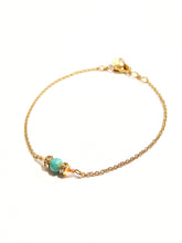 Load image into Gallery viewer, Turquoise dainty bracelet