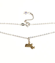 Load image into Gallery viewer, Massachusetts State charm necklace