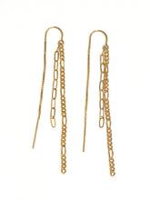 Load image into Gallery viewer, Chain dangle earrings