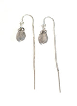 Load image into Gallery viewer, Labradorite Threader earrings