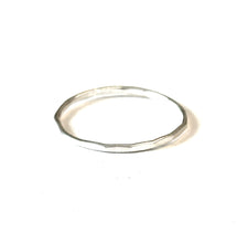 Load image into Gallery viewer, 14k Gold Fill or Sterling silver Hammered Stacking ring
