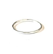 Load image into Gallery viewer, Hammered Stacking ring: 14k Gold Fill or Sterling silver