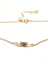 Load image into Gallery viewer, Turquoise & Pearl necklace