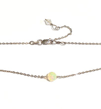 Load image into Gallery viewer, Opal choker necklace