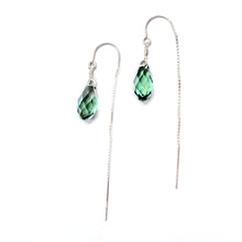 Load image into Gallery viewer, Swarovski Crystal droplet earrings