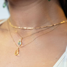 Load image into Gallery viewer, Swarovski Crystal Droplet Necklace: Many Colors Available