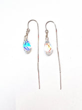 Load image into Gallery viewer, Swarovski Crystal droplet earrings