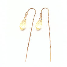 Load image into Gallery viewer, Swarovski Crystal droplet earrings