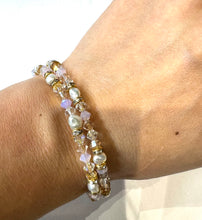 Load image into Gallery viewer, Samantha Opalite golden shadow bracelet
