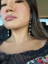 Load image into Gallery viewer, 3, 4 or 5 Pearl spacer earrings