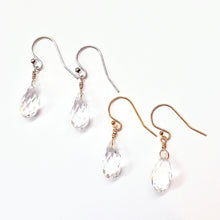 Load image into Gallery viewer, Swarovski Crystal droplet earrings