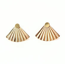 Load image into Gallery viewer, Gold Filled Ear_jacket_ with 14K GF circle stud