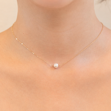 Load image into Gallery viewer, Pearl chocker gold filled
