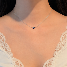 Load image into Gallery viewer, Sterling silver Evil eye chocker