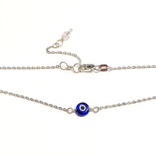 Load image into Gallery viewer, Sterling_silver_Evil_eye_chocker_chain