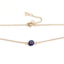 Load image into Gallery viewer, _gold_Evil_eye_chocker_chain
