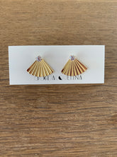 Load image into Gallery viewer, 14K GF or Sterling Silver Swarovski stud earrings