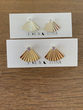 Load image into Gallery viewer, 14K GF or Sterling Silver Swarovski stud earrings