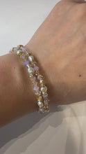 Load and play video in Gallery viewer, Samantha Opalite golden shadow bracelet
