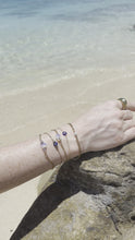 Load and play video in Gallery viewer, Opalite opal sparkle bracelet, opal and rhinestone bracelet