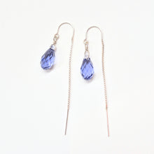 Load image into Gallery viewer, Swarovski Crystal droplet earrings