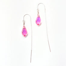 Load image into Gallery viewer, Swarovski Crystal droplet earrings