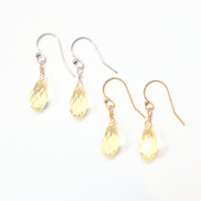 Load image into Gallery viewer, Swarovski Crystal droplet earrings