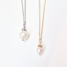 Load image into Gallery viewer, Ava Pearl Drop necklace
