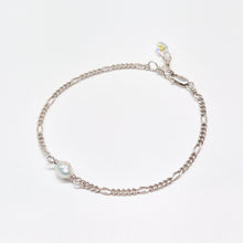 Load image into Gallery viewer, Keshi Pearl Figaro Chain bracelet