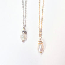 Load image into Gallery viewer, Ava Pearl Drop necklace
