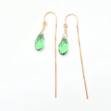 Load image into Gallery viewer, Swarovski Crystal droplet earrings