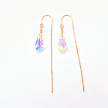 Load image into Gallery viewer, Swarovski Crystal droplet earrings