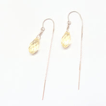 Load image into Gallery viewer, Swarovski Crystal droplet earrings