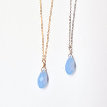 Load image into Gallery viewer, Swarovski Crystal Droplet Necklace: Many Colors Available