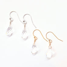 Load image into Gallery viewer, Swarovski Crystal droplet earrings