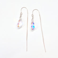 Load image into Gallery viewer, Swarovski Crystal droplet earrings