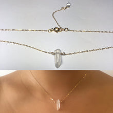 Load image into Gallery viewer, Small Quartz Point necklace