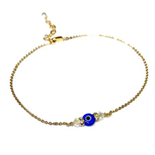 Load image into Gallery viewer, Evil Eye Anklet