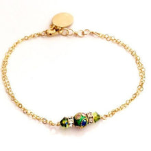 Load image into Gallery viewer, Eva Green Dainty bracelet

