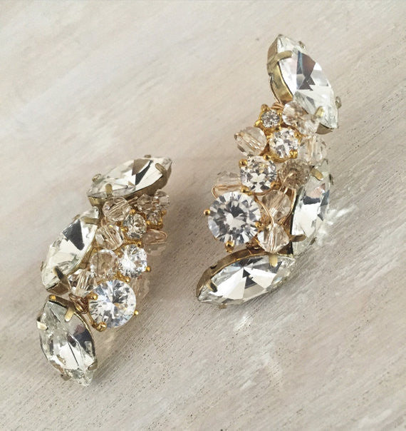The Jocelyn Cluster stud earrings