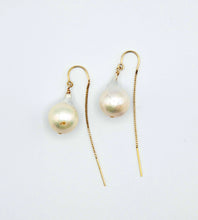 Load image into Gallery viewer, The Hope Baroque Pearl threader earrings
